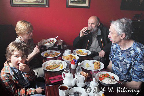 fish and chips, pub w Boyle, rejon Górnej Shannon, Irlandia