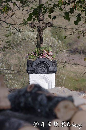 krzyż przydrożny w Bystrem, Bieszczady