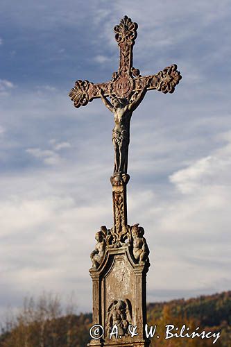 krzyż przydrożny w Bystrem, Bieszczady