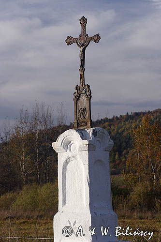 krzyż przydrożny w Bystrem, Bieszczady