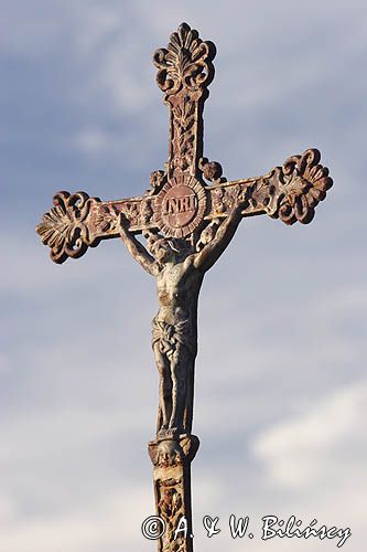 krzyż przydrożny w Bystrem, Bieszczady