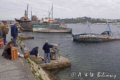 plener malarski w Camaret sur Mer, Bretania, Francja