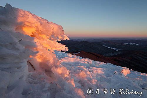 Zima na Caryńskiej, Bieszczady