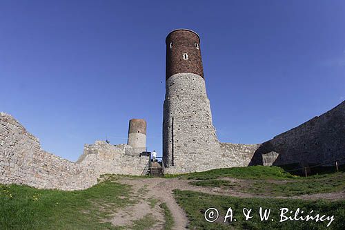Chęciny, ruiny zamku królewskiego,