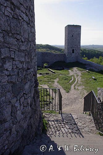 Chęciny, ruiny zamku królewskiego