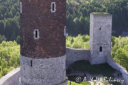 Chęciny, ruiny zamku królewskiego