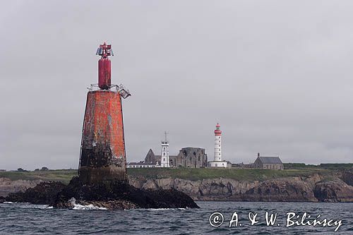 stawa Les Vieux, Przylądek Pointe St Mathieu, Cieśnina Chenal du Four, Bretania, Francja