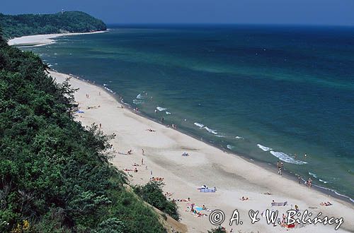 Chłapowo plaża przylądek Rozewie Nadmorski Park Krajobrazowy