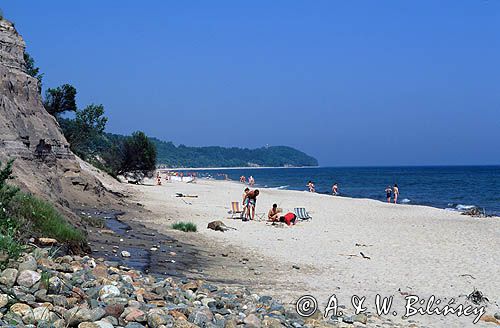 Chłapowo plaża przylądek Rozewie