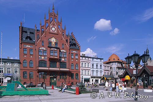 Chojnice rynek i ratusz