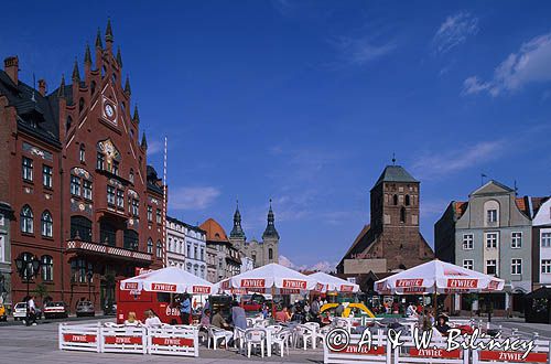 Chojnice rynek i ratusz