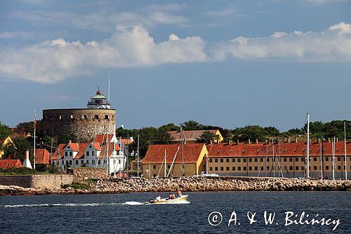 port i twierdza, wyspa Christianso koło Bornholmu, Dania