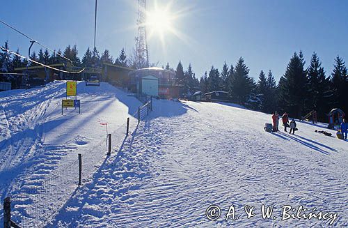 Czantoria Wielka, Beskid Śląski, stacja górna kolejki