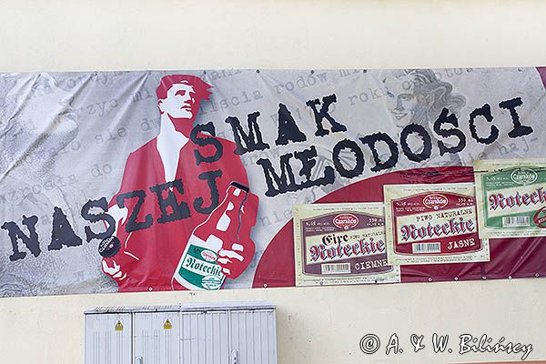 Czarnków nad Notecią, plakat reklama browaru Czarnków, piwo Noteckie