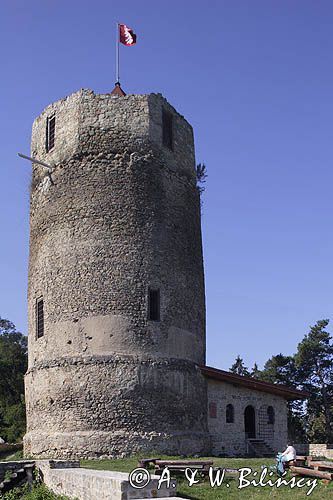 Czchów, zamek - romańska obronna wieża mieszkalna