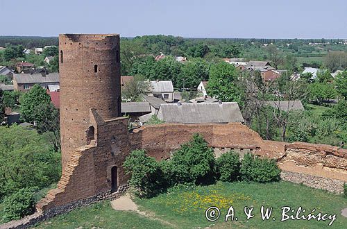 Ruiny zamku w Czersku w okolicy Warszawy