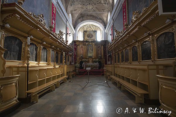 Sanktuarium w Czerwińsku nad Wisłą, wnętrze, nawa główna i ołtarz główny