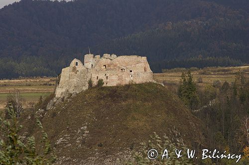 ruiny zamku Czorsztyn