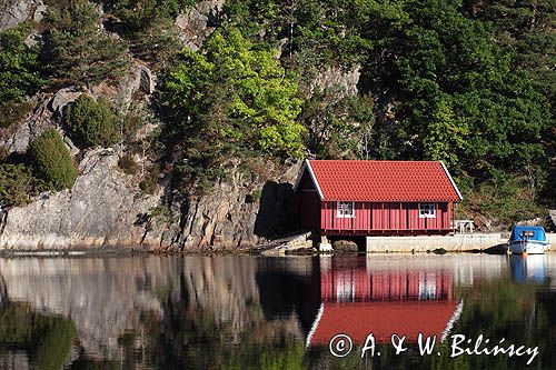 W zatoczce Dalskilen, Dalsholmen, Południowa Norwegia