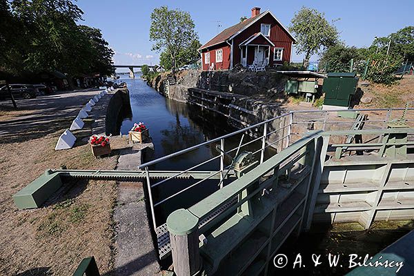 Dalslands Kanal, śluza w Kopmannebro, Szwecja