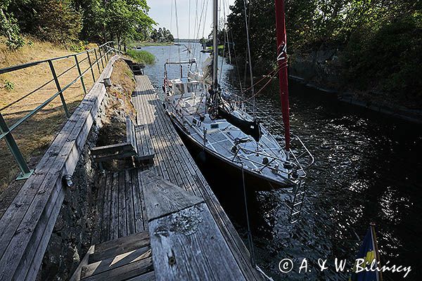 Dalslands Kanal, postój w Kopmannebro, Szwecja