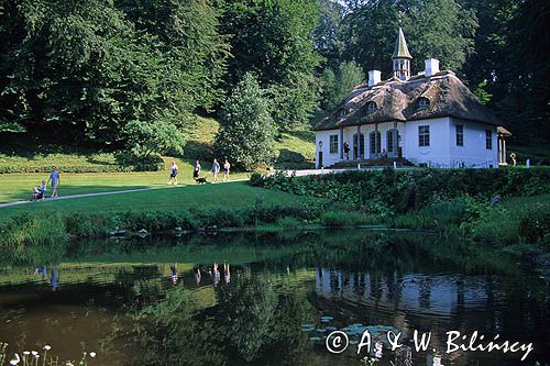 Dania, wyspa Mon, park i zamek Liselund