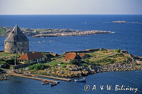 Dania, widok z wyspy Christianso na Frederikso