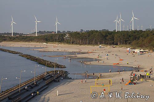 Darłówko, plaża, Darłowo