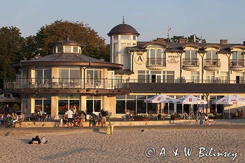 Darłówko, Hotel Apollo, restauracja przy plaży, Darłowo