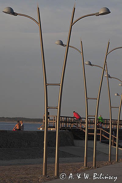 Darłówko, promenada nadmorska