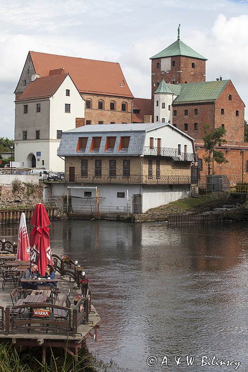 Darłowo, Zamek, rzeka Wieprza