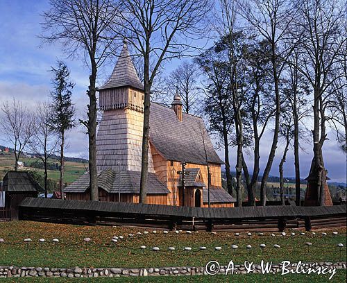 Dębno Podhalańskie, zabytkowy kościół, lista Unesco