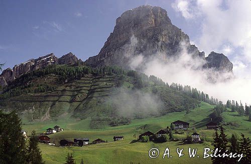 Dolomity, Corvara, Włochy