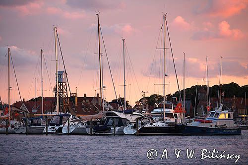 Budynki portowe w Dragor, Wyspa Amager, Dania, port