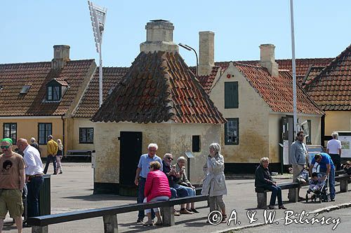 Budynki portowe w Dragor, Wyspa Amager, Dania, Dragor