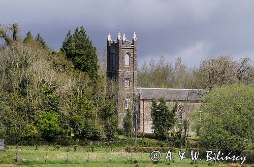 kościół nad rzeką Shannon, Drumsna, rejon Górnej Shannon, Irlandia