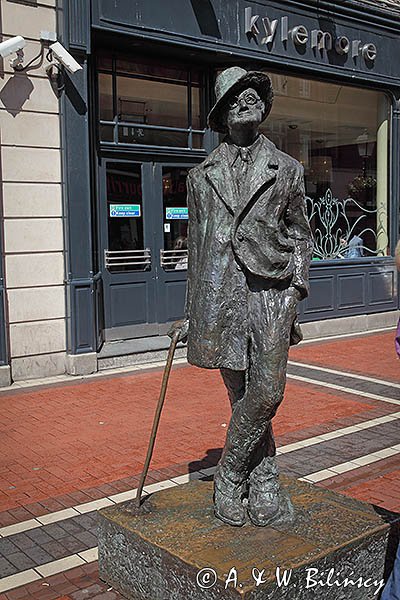Pomnik Jamesa Joyce`a, Dublin, Irlandia