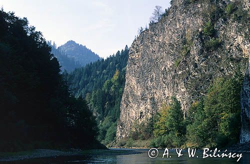 przełom Dunajca, dolina Dunajca, Pieniny