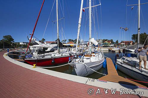 Dziwnów, nowa marina. New marina i Dziwnow, Baltic coast, Poland. fot A&W Bilińscy, bank zdjęć