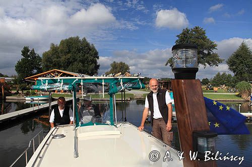 Eldena, marina na rzece Elde, Muritz-Elde wasser strasse, Meklemburgia-Pomorze Przednie, Niemcy