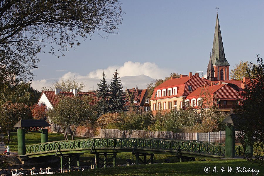 Ełk, mostek nad rzeką Ełk