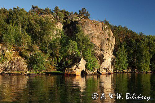 Ello Fjorden koło Ellos, Zachodnia Szwecja