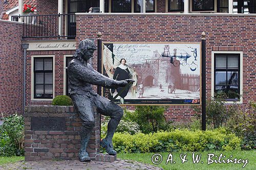 galeria sztuki w Enkhuizen i pomnik malarza Paulusa Pottera, Ijseemeer, Holandia