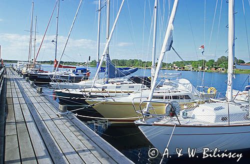 Port jachtowy - klubow Farosund, Gotlandia