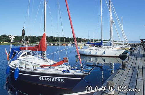 Port w Farosund na Gotlandii