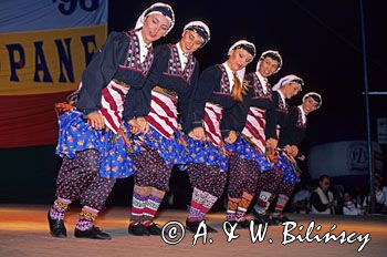 XXVIII Festiwal Folkloru Ziem Górskich Zakopane 1996 zespół turecki