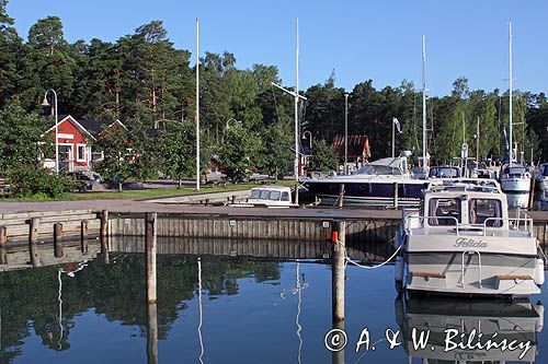 marina w Nagu, Nauvo, Norrfjarden, szkiery Turku, Finlandia Nauvo harbour, Nagu, Turku Archipelago, Finland