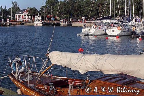 marina w Nagu, Nauvo, Norrfjarden, szkiery Turku, Finlandia Nauvo harbour, Nagu, Turku Archipelago, Finland