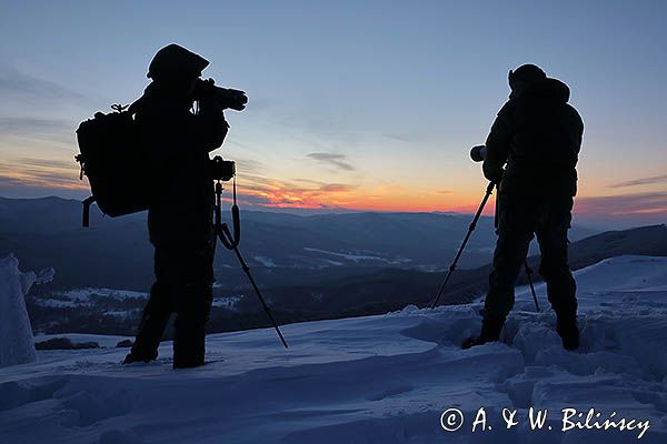 Fotografowie przyrody, Zima na Połoninie Wetlińskiej, Bieszczady