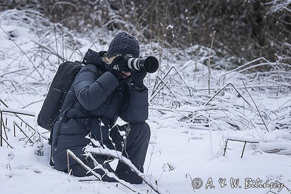 Kobieta fotograf turystka